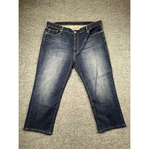 Levi’s 541 Athletic Taper Jeans Men’s 44x30 Dark Wash Blue Denim Zip Fly - Picture 7 of 7